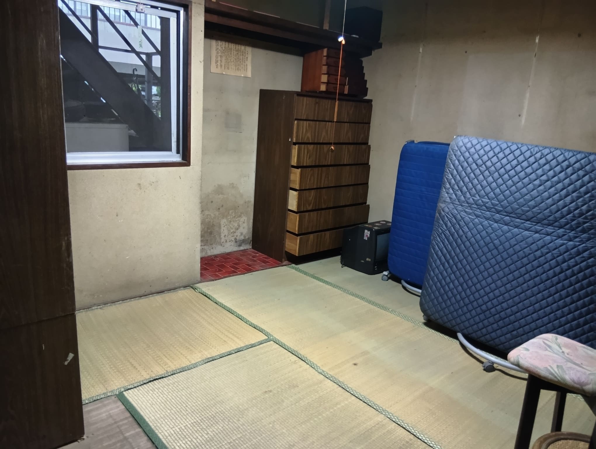 辰野町、片付け後の部屋の様子
